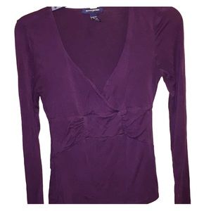 Banana Republic purple shirt