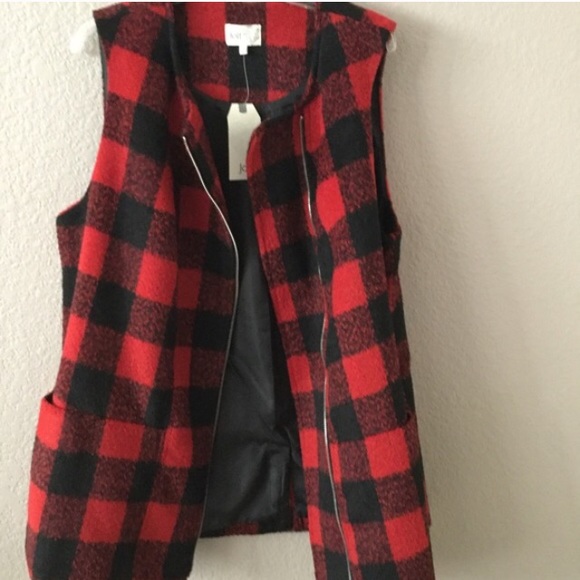 🎉HPx2 🎉 Jolt plaid sleeveless jacket - Picture 2 of 4