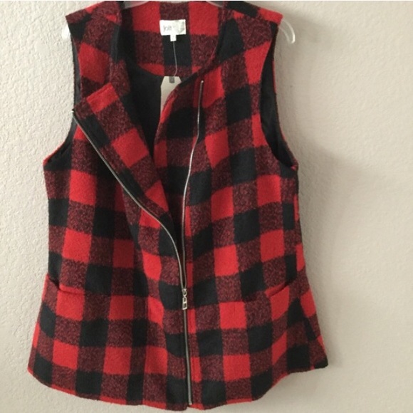 🎉HPx2 🎉 Jolt plaid sleeveless jacket - Picture 3 of 4