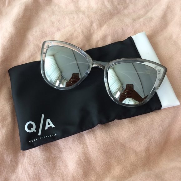 Quay My Girl Sunglasses in Clear