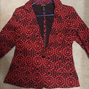 Red and black Blazer
