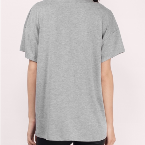 Basic Tee in Heather Grey - Picture 2 of 4