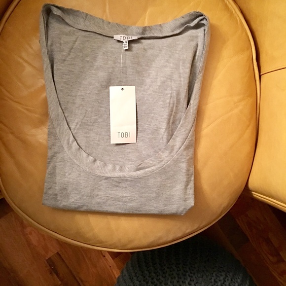 Basic Tee in Heather Grey - Picture 4 of 4