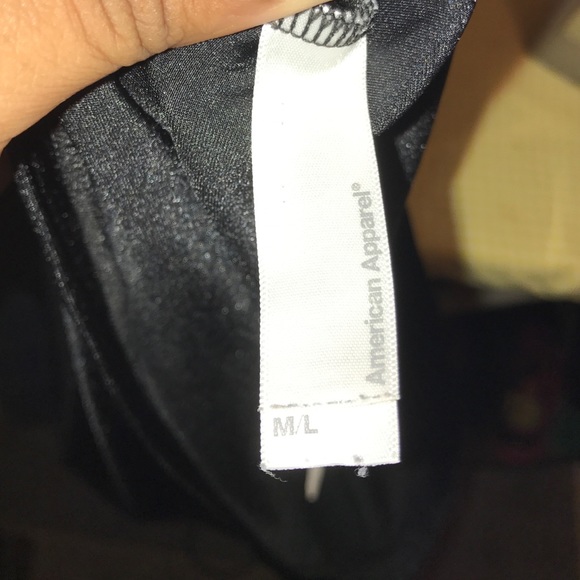 BLACK ⚫️ AMERICAN APPAREL MESH BODYCON DRESS - Picture 4 of 4