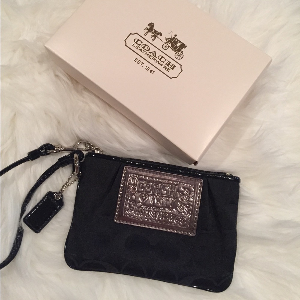 Black Coach Coin Purse