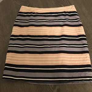 Ann Taylor striped skirt Sz 12