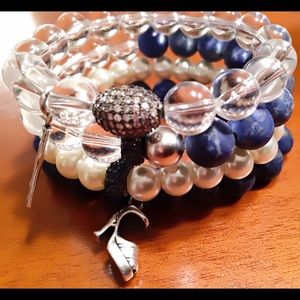 jonDavi roCKs Denim and Pearls - Set of 3