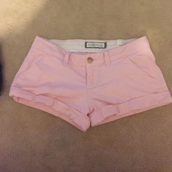 Pink Abercrombie and fitch shorts
