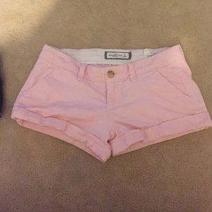 Pink Abercrombie and fitch shorts