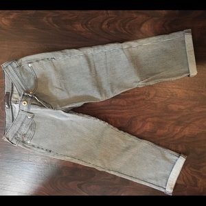Blue and white stripe Capri. Worn 3 times.