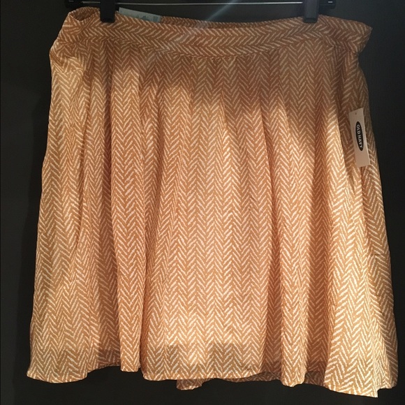 Old navy chiffon printed skirt