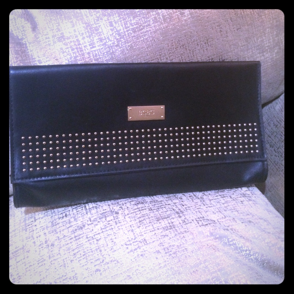 BCBG Black Clutch Purse