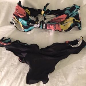 San Lorenzo reversible strapless bikini
