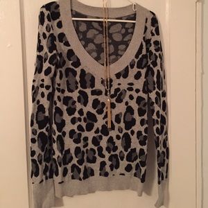 Print sweater