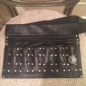 Professional makeup artist brush belt