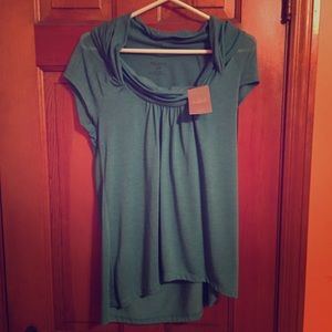 Cowl neck shirt