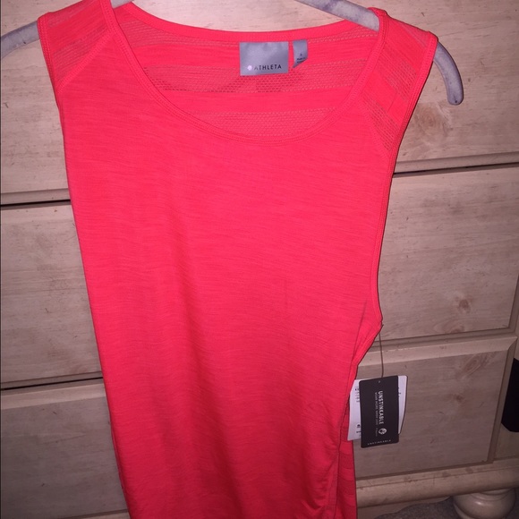 Red Athleta tank top
