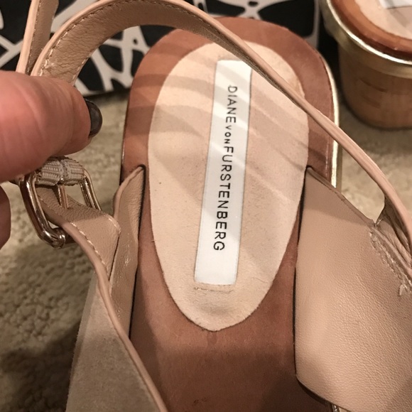 Diane Von Furstenberg maven platform wedges - Picture 2 of 2