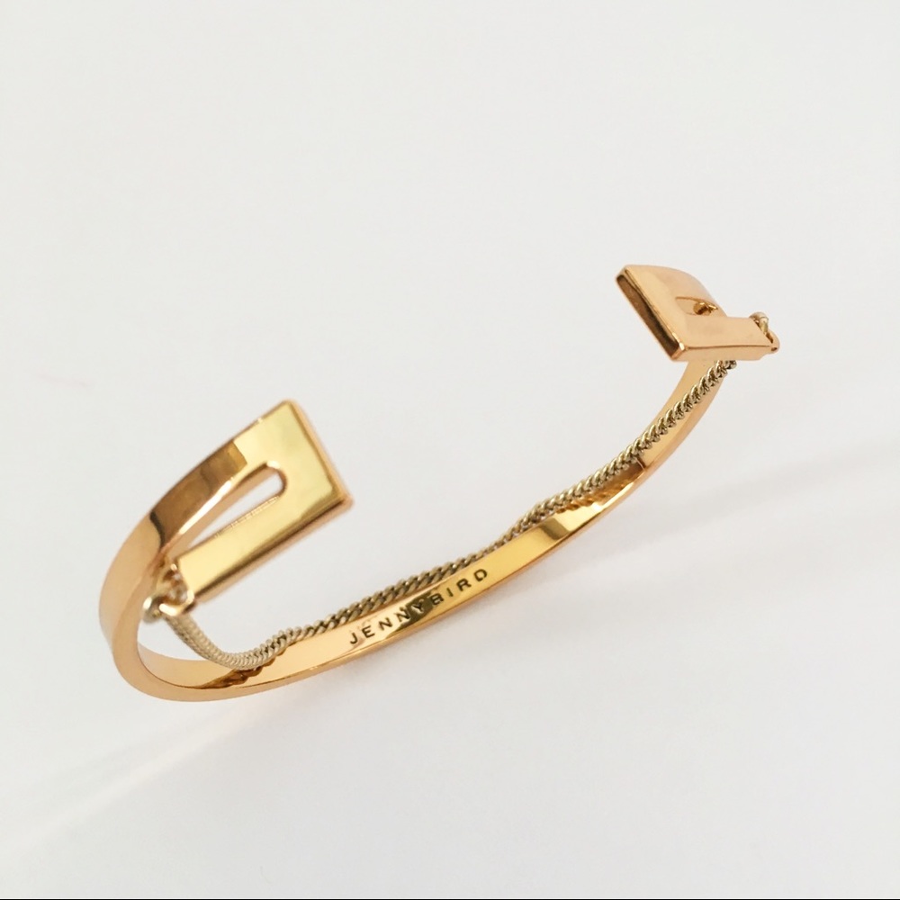 Jenny Bird Gold Mia Cuff. - Picture 4 of 4