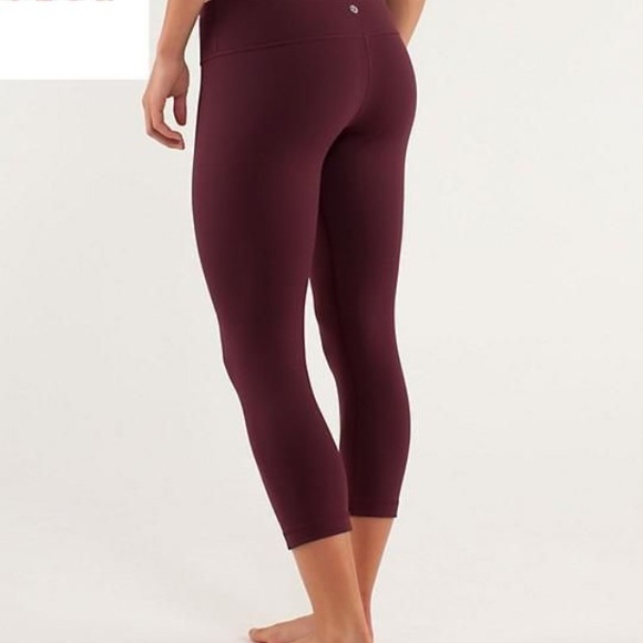 Lululemon Maroon Leggings