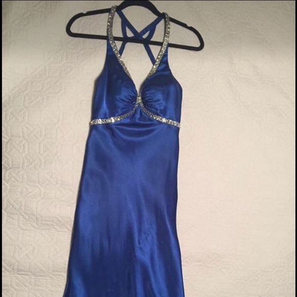Blue prom dress - Picture 3 of 3