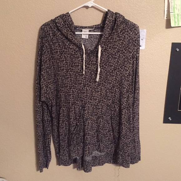 American Rag Floral Hoodie