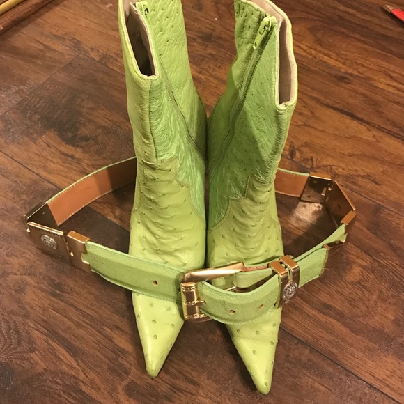 Women's ostrich boots
