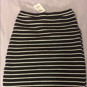 Charlotte Russe Striped Midi Skirt