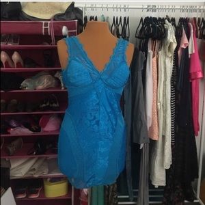 Bebe mermaid blue dress club wear