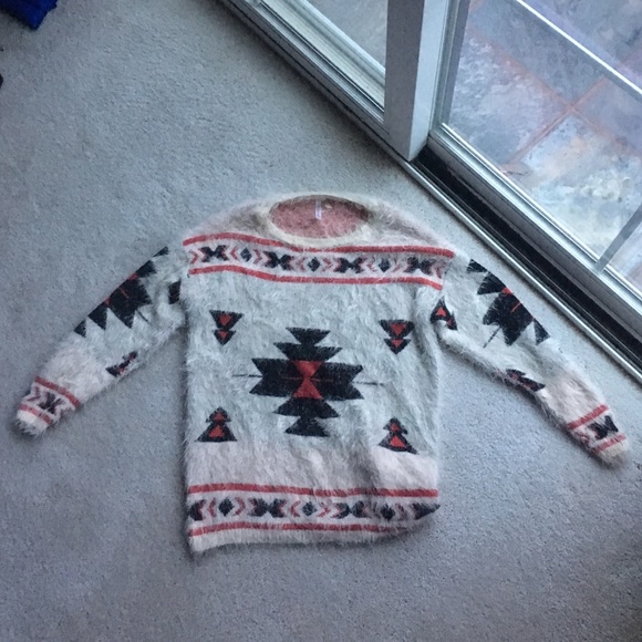 Furry tribal sweater