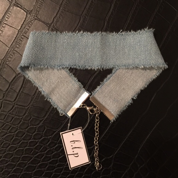 Denim Choker - Picture 2 of 2