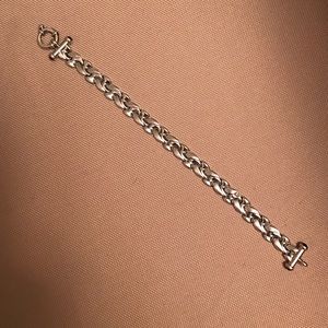 Sterling silver mushroom bracelet