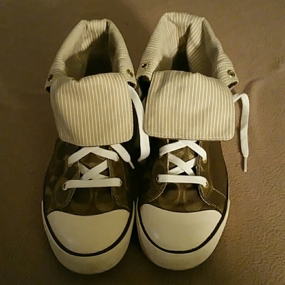 Coach hi top sneakers