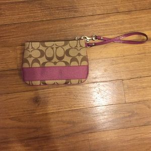 Authentic Coach wristlet
