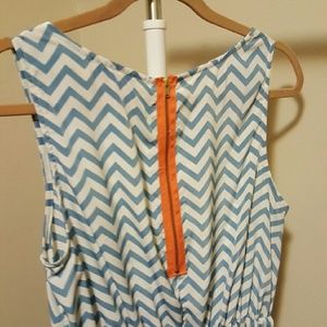Spring chevron dress