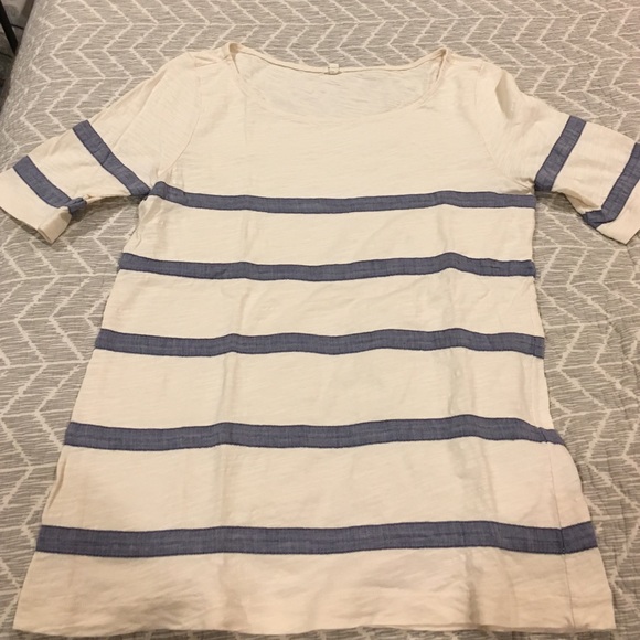Jean and cream colored J Crew top!