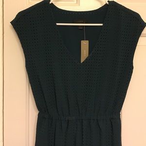 J. Crew - Perforated Side Slit Midi Dress - 00P