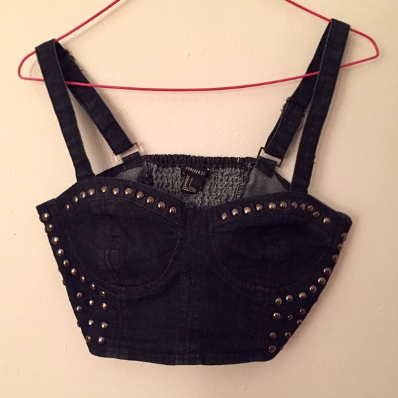 Studded crop top