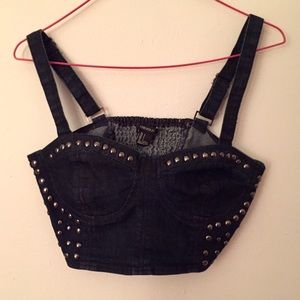 Studded crop top