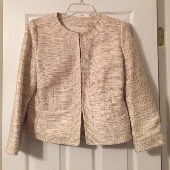 Banana Republic Jackets & Coats - Banana Republic -Cream, Sparkle Blazer Banana Republic Jackets & Coats - Banana Republic -Cream, Sparkle Blazer