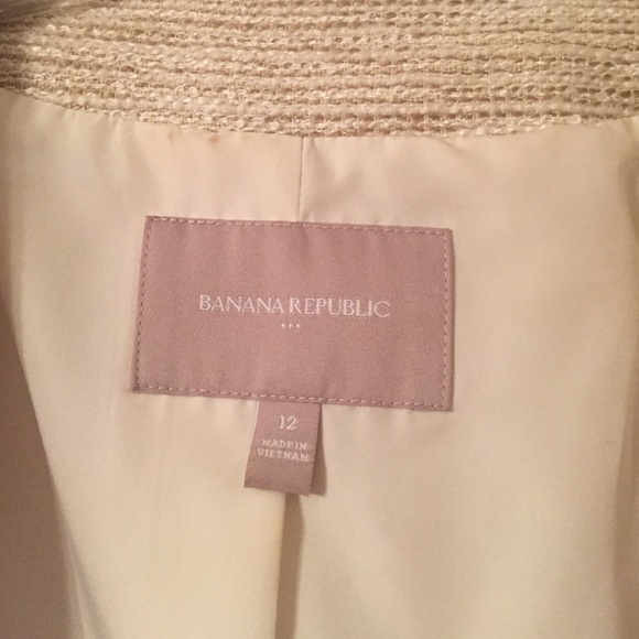 Banana Republic Jackets & Coats - Banana Republic -Cream, Sparkle Blazer Banana Republic Jackets & Coats - Banana Republic -Cream, Sparkle Blazer