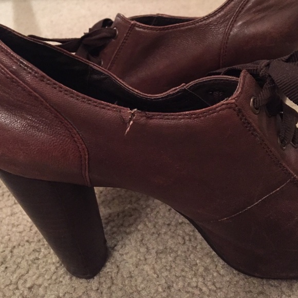 Jeffrey Campbell Shoes - Jeffrey Campbell Vintage ribbon booties w/defect Jeffrey Campbell Shoes - Jeffrey Campbell Vintage ribbon booties w/defect