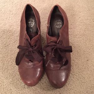 Jeffrey Campbell Shoes - Jeffrey Campbell Vintage ribbon booties w/defect Jeffrey Campbell Shoes - Jeffrey Campbell Vintage ribbon booties w/defect
