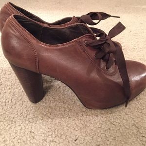 Jeffrey Campbell Shoes - Jeffrey Campbell Vintage ribbon booties w/defect Jeffrey Campbell Shoes - Jeffrey Campbell Vintage ribbon booties w/defect