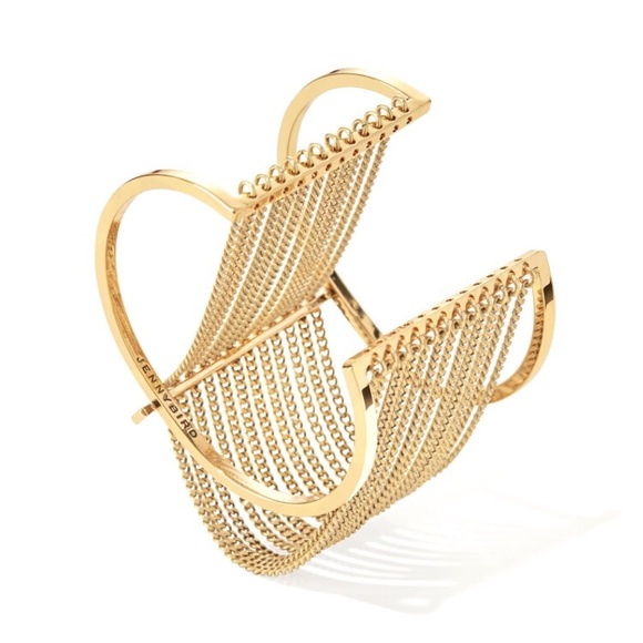 Jenny Bird Jewelry - Jenny Bird Gold Fallingwater Cuff. / Free Shipping