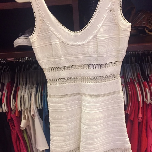 White XS beaded Herve dress