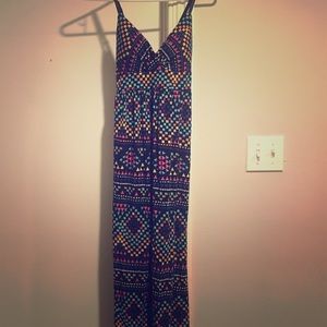 Patterned maxi dress!