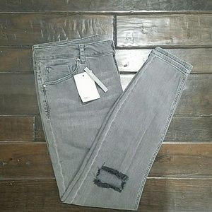 Gray jeans