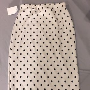 Charlotte Russe Polka Dot Skirt