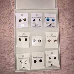 Stainless steel hypoallergenic earrings